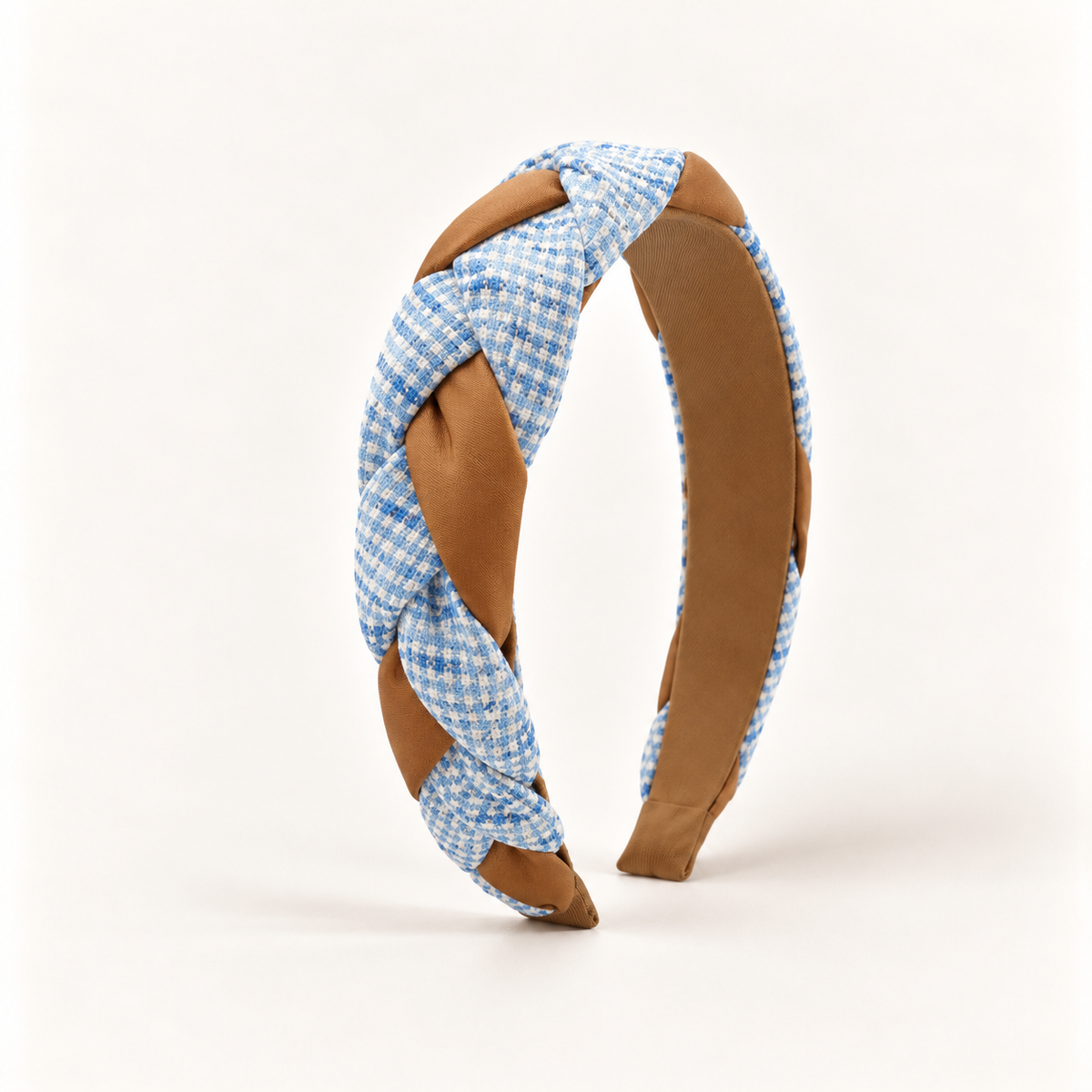 cotivie Sky & Caramel Braided Headband