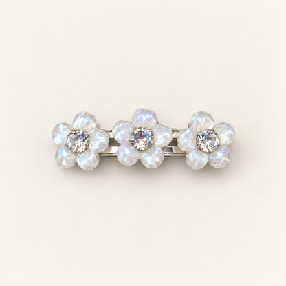 cotivie Pearl Blossom Crystal Barrette