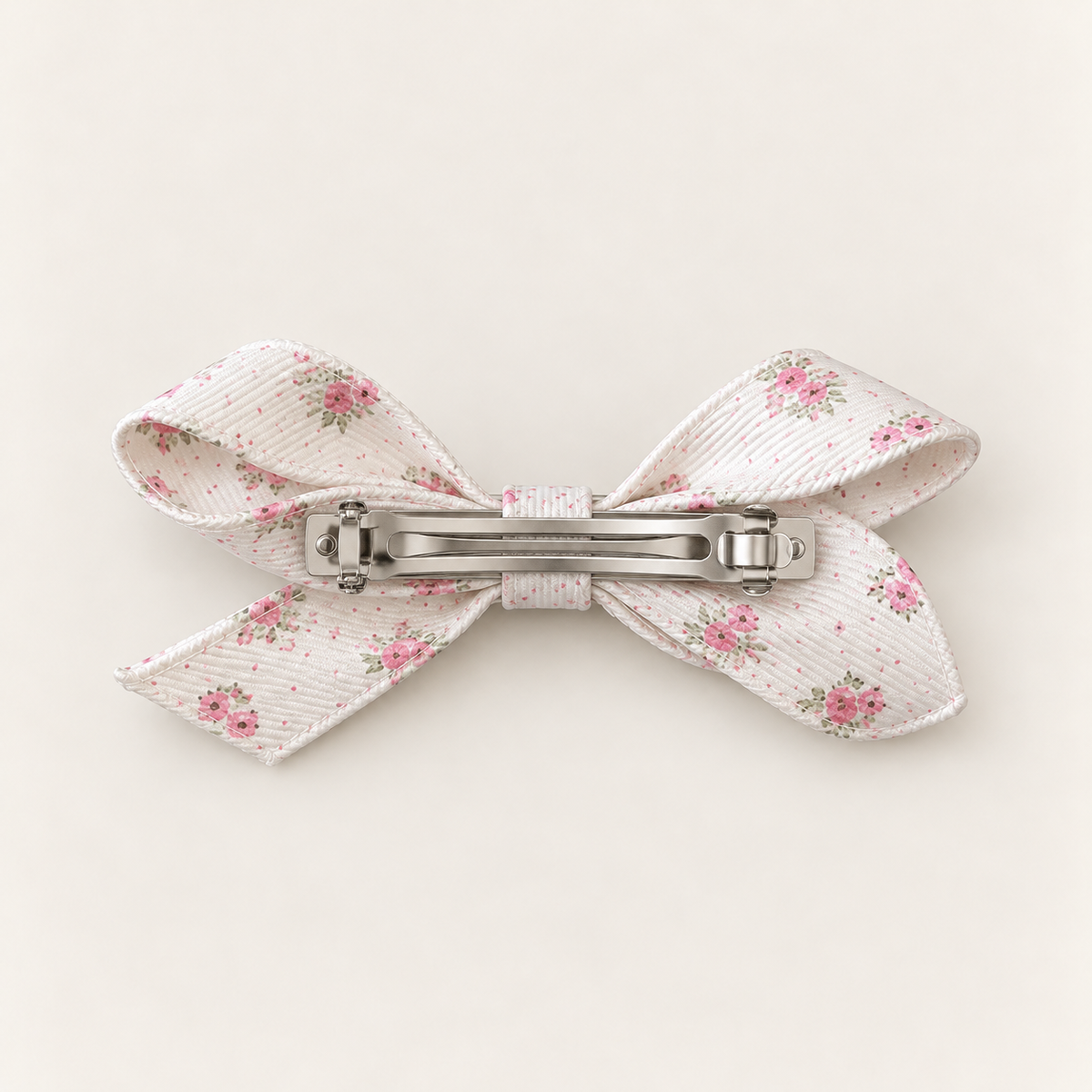 cotivie Rosalie Floral Bow Barrette