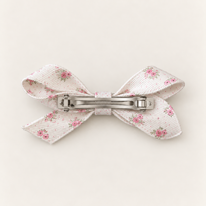 cotivie Rosalie Floral Bow Barrette