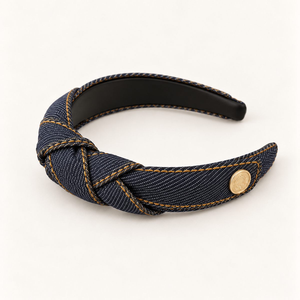cotivie Denim Knot Headband