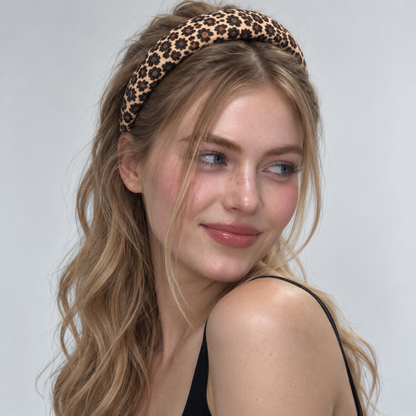 cotivie Leopard Padded Headband
